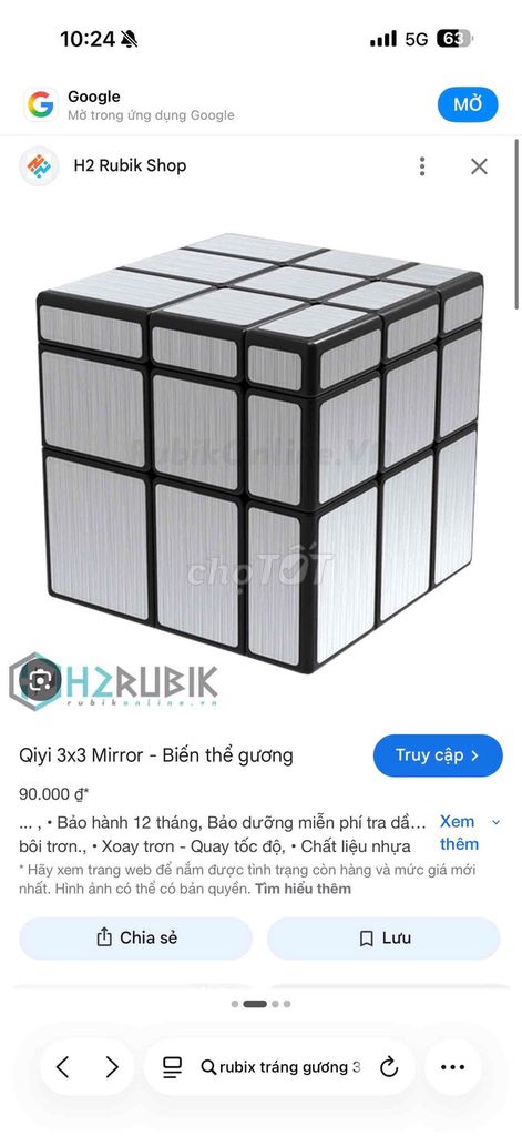 Rubik Moyu Meilong Mirror 3x3. Mua bán Sở thích khác tại Quận Gò Vấp Tp Hồ Chí Minh được đăng bởi Oanh hình 1