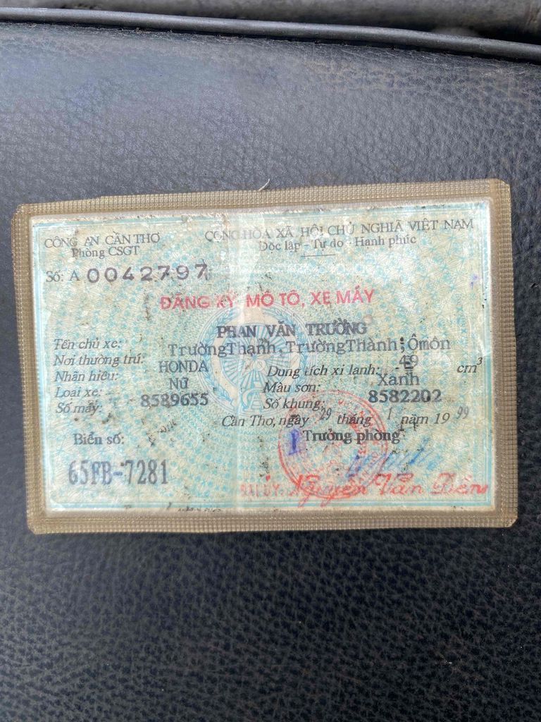 CUP50. Mua bán Xe máy tại Quận Ô Môn Cần Thơ được đăng bởi Trần Sang hình 2