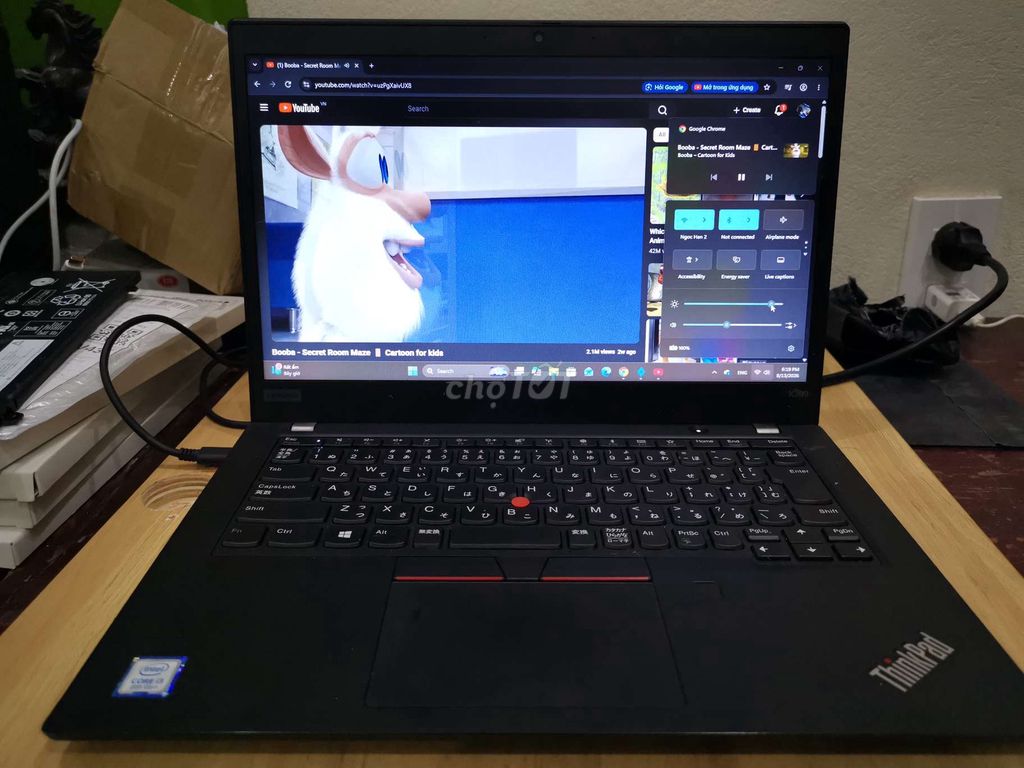 Lenovo ThinkPad X390 i3 Gen 8 256GB SSD Đen 99%. Mua bán Laptop tại Quận Lê Chân Hải Phòng được đăng bởi Mrhai hình 1