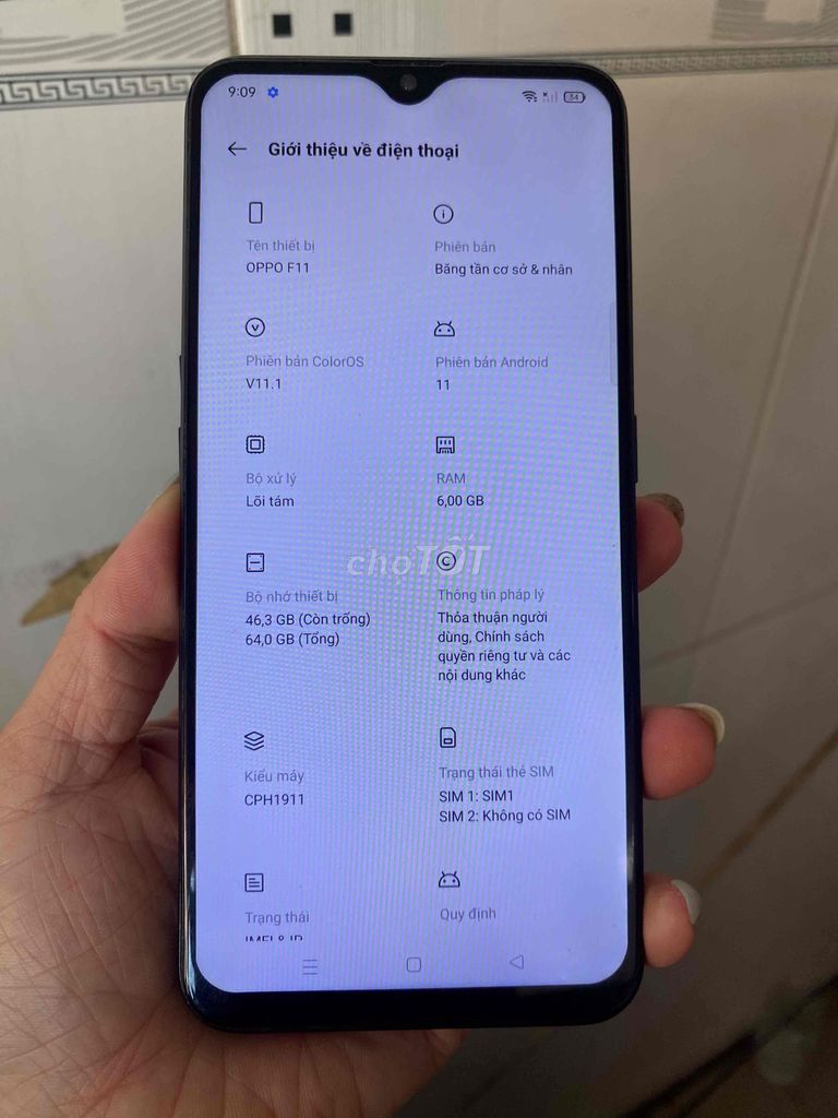 OPPO F11. Mua bán Điện thoại tại Thành phố Biên Hòa Đồng Nai được đăng bởi Quỳnh Mai hình 1
