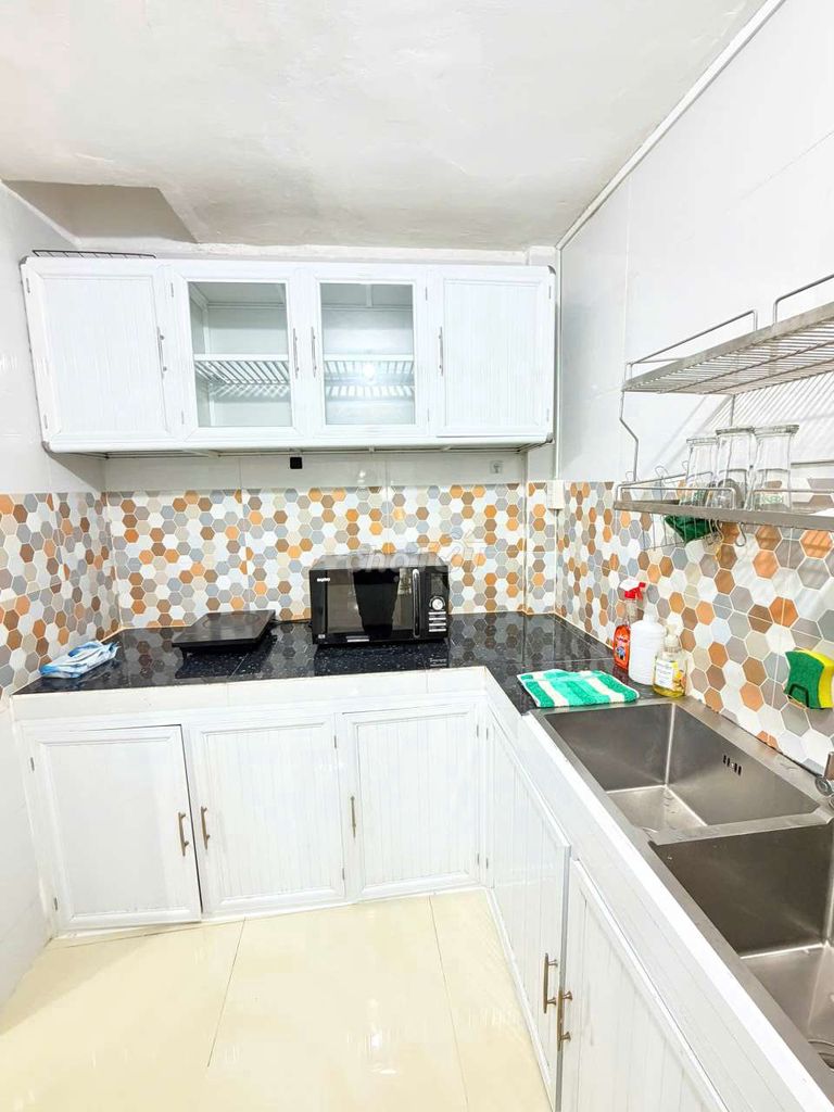 Nhà 52M2 hẻm thẳng một sẹc cách đường HVB 20M vuông nở hậu có sân r.4M - ảnh 4
