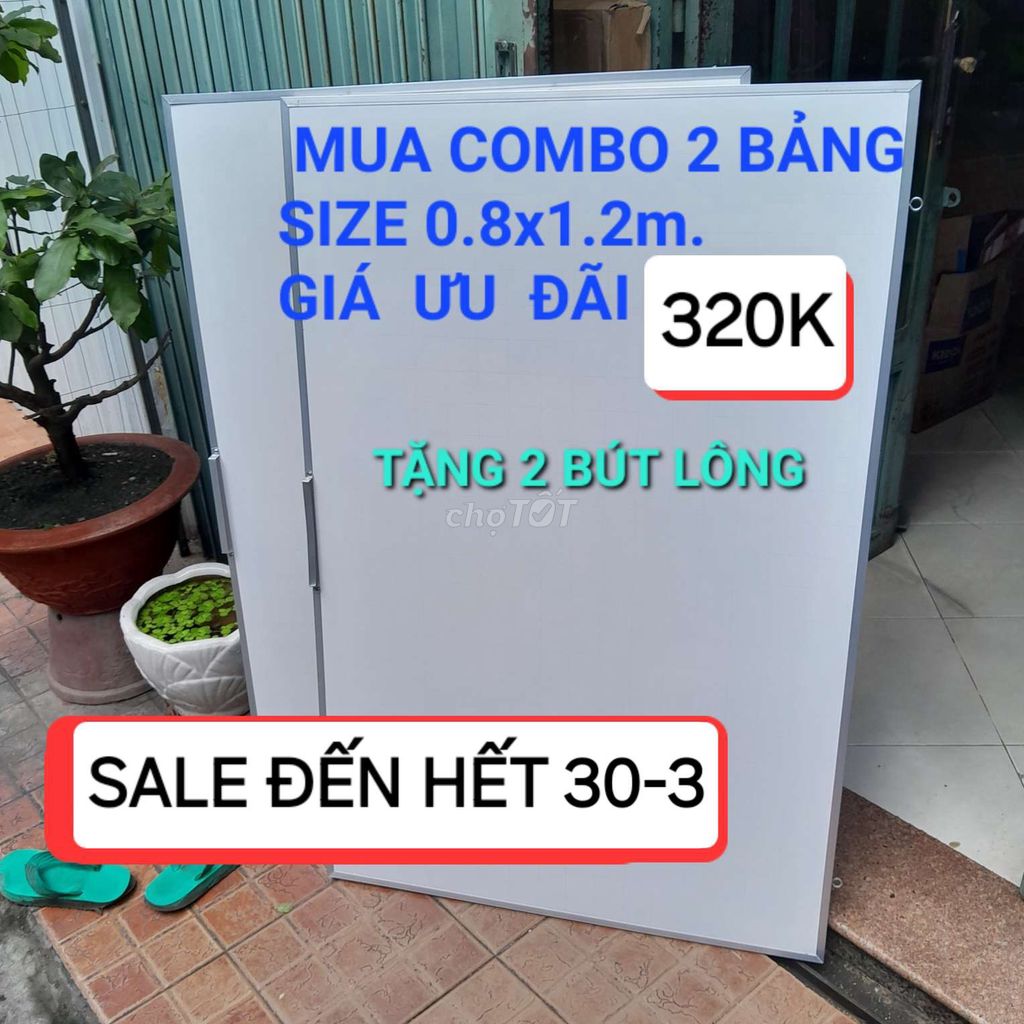 Mua COMBO 2 Bảng Trắng Chỉ Với Giá 320K.