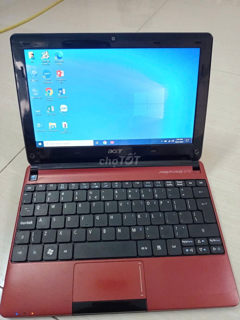AcerAspireOne Mini 10.1 inch, SSD 512,đẹp, nhỏ gọn. Mua bán Laptop tại Huyện Phù Mỹ Bình Định được đăng bởi Phạm Mạnh Cường hình 1