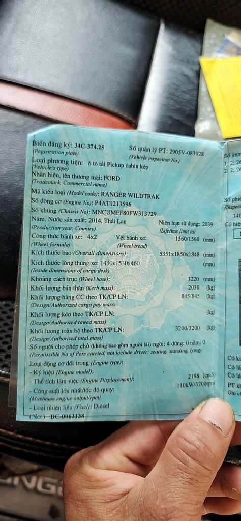 2015 Wildtrak 2.2 4x4 AT - 170000 km. Mua bán Ô tô tại Huyện Ninh Giang Hải Dương được đăng bởi thuấn  hình 4
