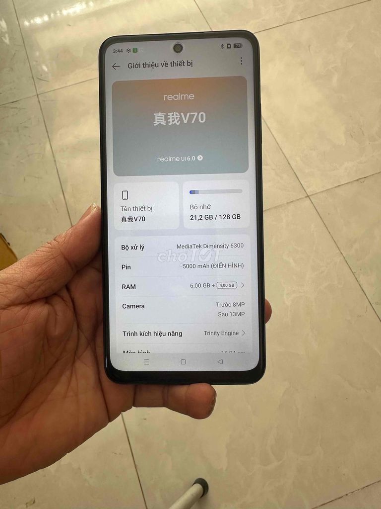 Realme V70 Đen 128GB. Mua bán Điện thoại tại Thành phố Thuận An Bình Dương được đăng bởi Trần Mạnh hình 1