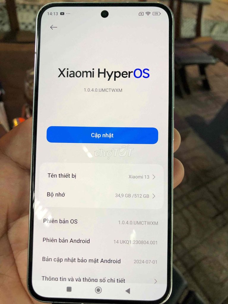 Xiaomi 13 12GB/512GB Trắng. Mua bán Điện thoại tại Quận Gò Vấp Tp Hồ Chí Minh được đăng bởi Hung  hình 1