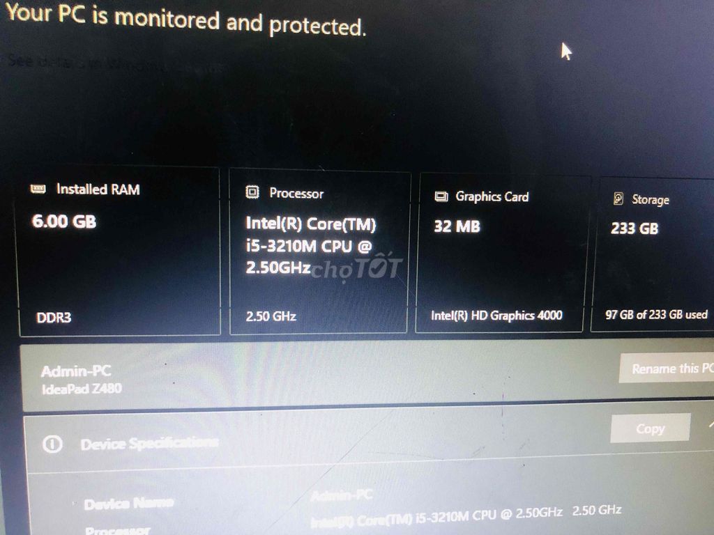 Lenovo IdeaPad Z480 i5-3210M ram 6gb. Mua bán Laptop tại Quận Tân Phú Tp Hồ Chí Minh được đăng bởi Minh Đăng Vũ Nguyễn hình 1