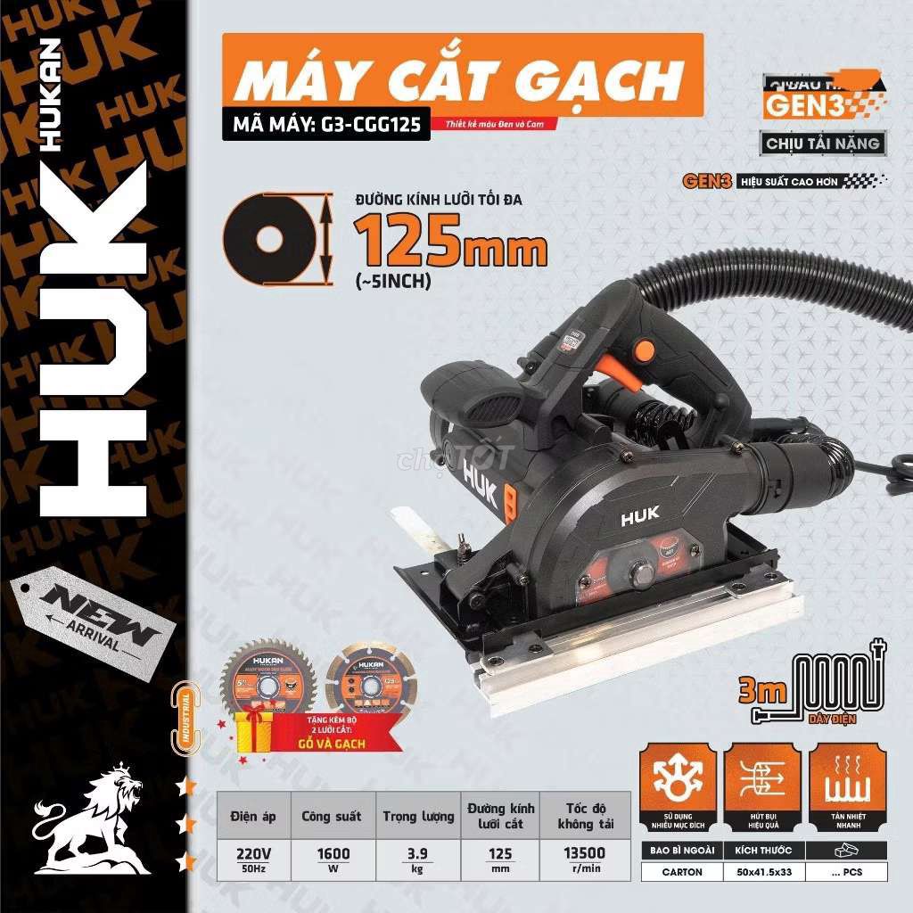 Máy cắt gạch Hukan G3-CGG125. Mua bán Đồ chuyên dụng, Giống nuôi trồng tại Quận 3 Tp Hồ Chí Minh được đăng bởi Ngô Hữu Nam hình 1