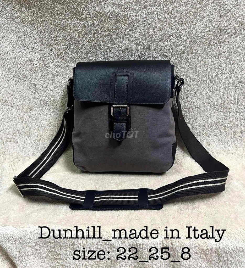 Đeo chéo DUNHILL size 22x25x8 tem mác đủ