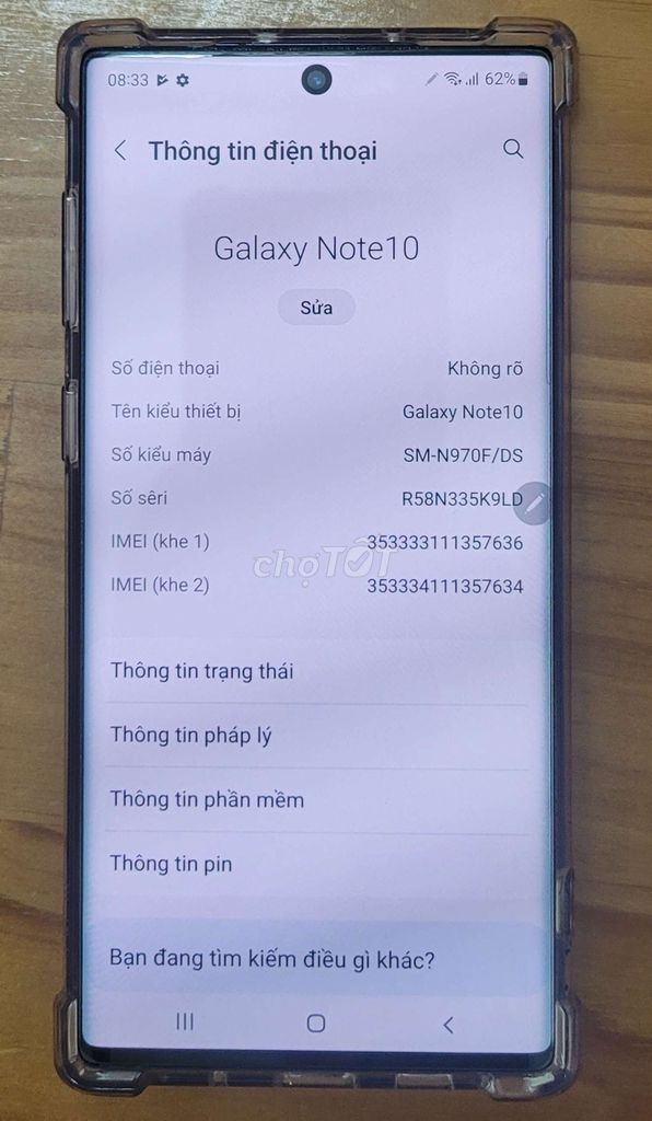 Samsung Galaxy Note 10 8GB/256GB Đen. Mua bán Điện thoại tại Huyện An Dương Hải Phòng được đăng bởi Cường hình 1