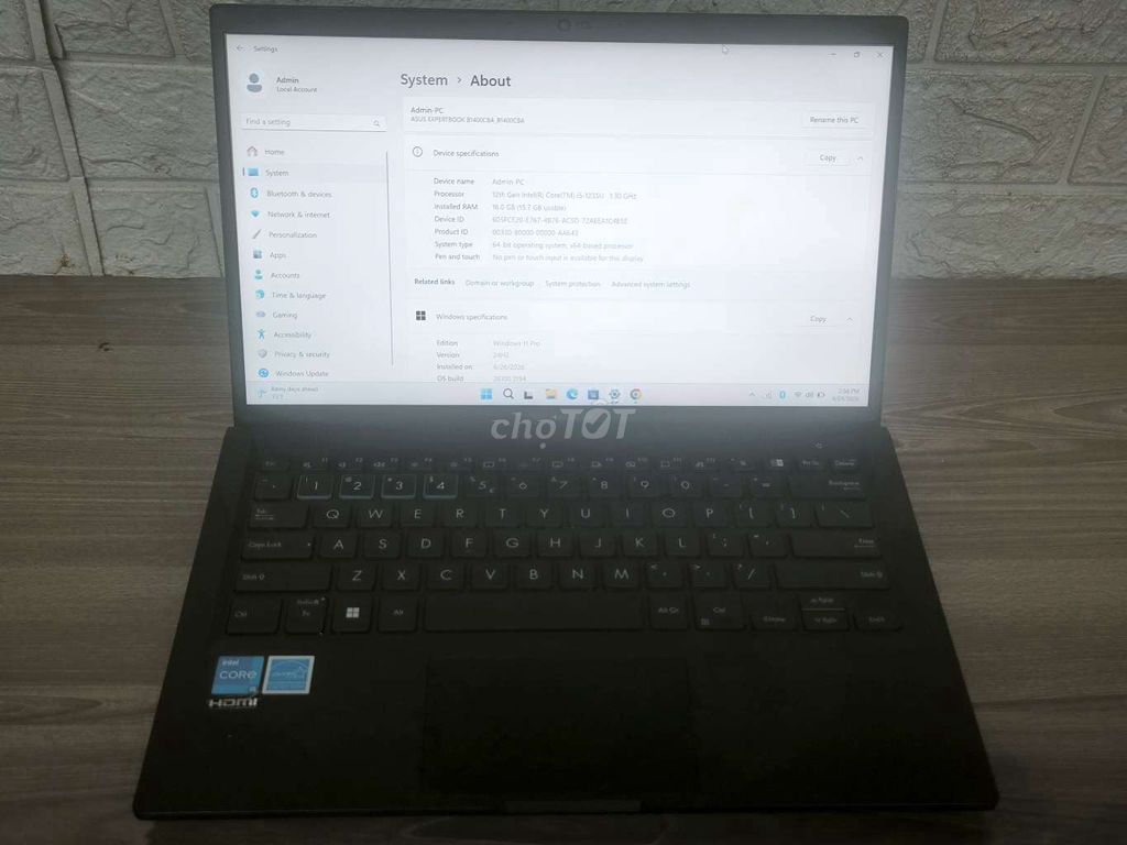 Asus ExpertBook B1400CBA i5-1235U 16GB/513GB . Mua bán Laptop tại Thành phố Huế Thừa Thiên Huế được đăng bởi Hiếu Lê hình 1