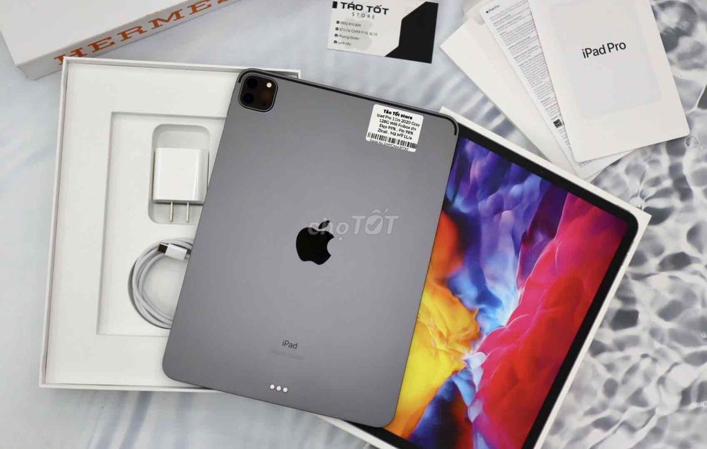 Ipad Pro 2020 11in 128G wifi Gray đẹp pin 98% FB