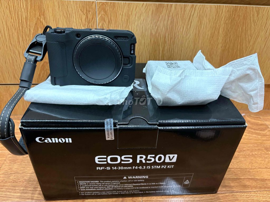 Body Máy ảnh Canon EOS R50V likenew fullbox. Mua bán Máy ảnh, Máy quay tại Quận Sơn Trà Đà Nẵng được đăng bởi King hình 1