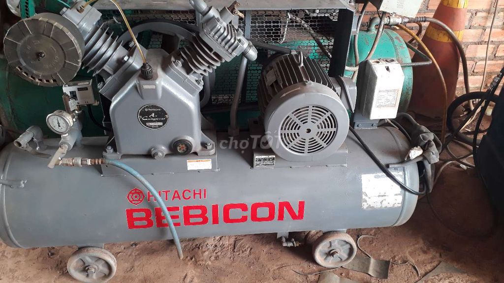 Máy nén khí Hitachi 5hp 125L 2 cấp Xám. Mua bán Đồ chuyên dụng, Giống nuôi trồng tại Huyện Đắk Song Đắk Nông được đăng bởi Bùi Đức Tài hình 1