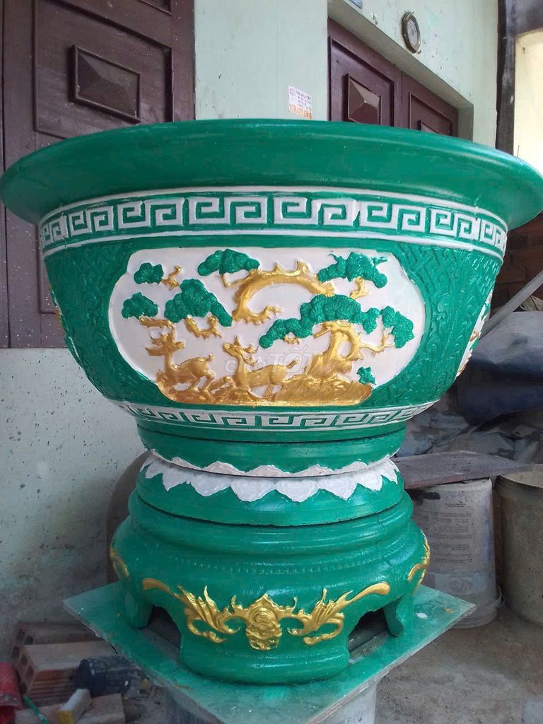 Chậu trồng cây Đa màu. Mua bán Cây cảnh, đồ trang trí tại Huyện Bình Chánh Tp Hồ Chí Minh được đăng bởi Bảo Bảo hình 1