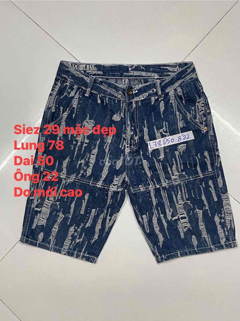 Quần short nam Jean size 29. Mua bán Quần áo tại Quận 8 Tp Hồ Chí Minh được đăng bởi khang đồ si tuyển  hình 1