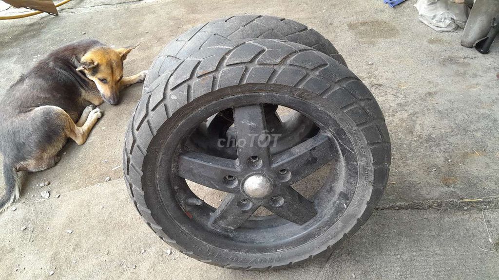 Cặp bánh Piaggio LX. Mua bán Phụ tùng xe tại Quận Bình Tân Tp Hồ Chí Minh được đăng bởi Bé Hằng  hình 2