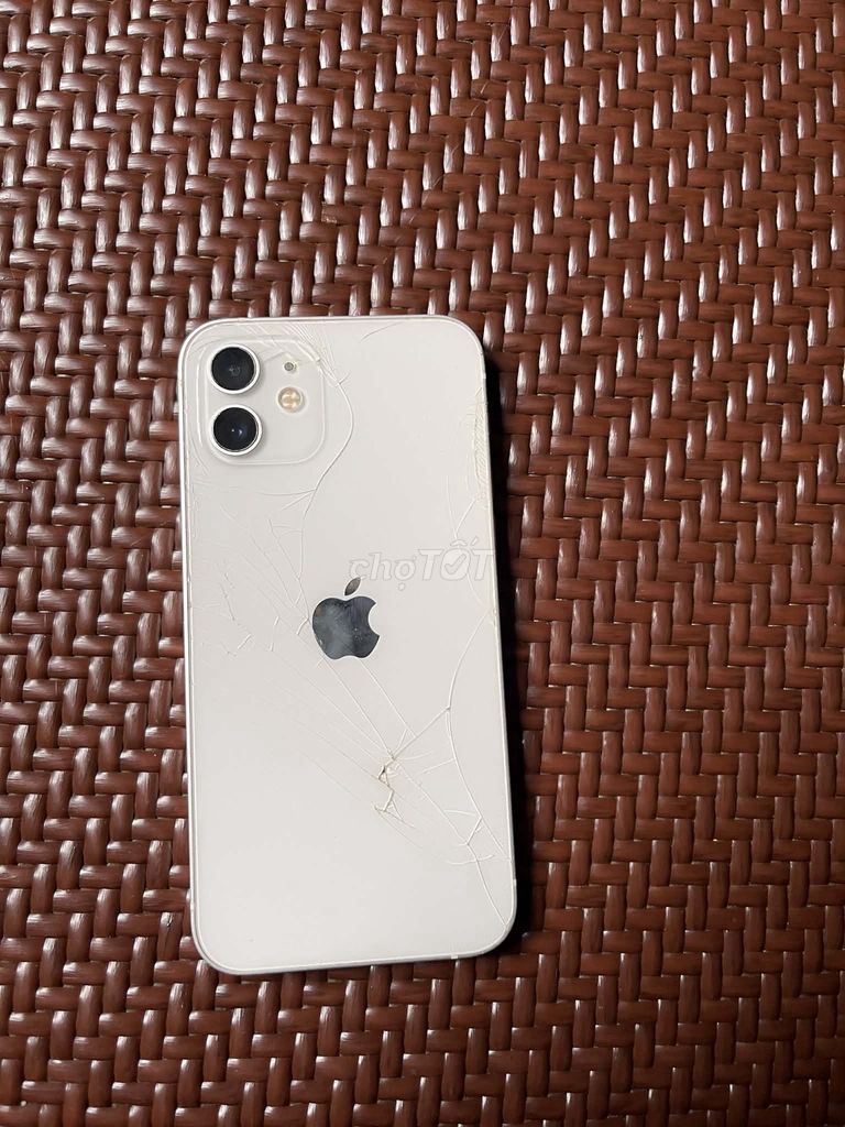 Apple iPhone 12 128GB Trắng Kính lưng vỡ. Mua bán Điện thoại tại Huyện Hương Sơn Hà Tĩnh được đăng bởi Duy Mạnh hình 1