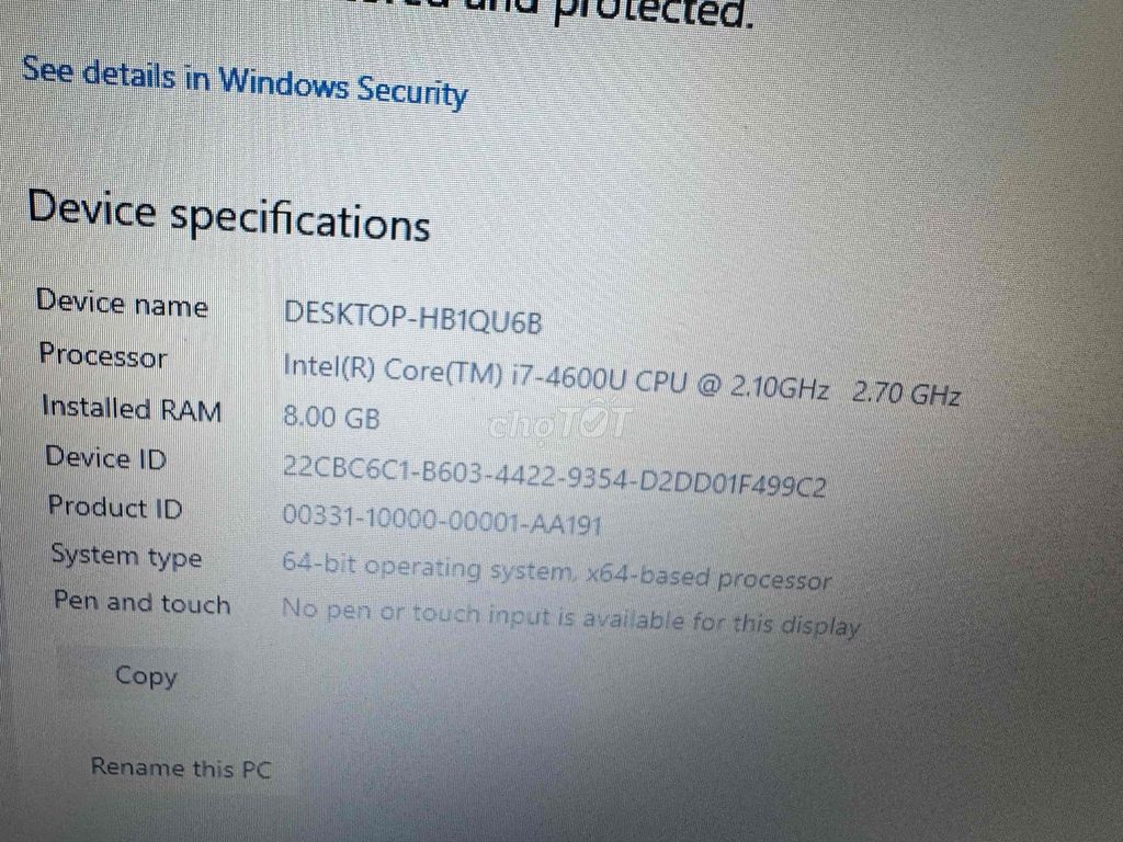 Dell Latitude E7440 i7-4600U 8GB/256GB Like New. Mua bán Laptop tại Quận Ninh Kiều Cần Thơ được đăng bởi LAPTOP PC  LINH KIỆN PHỤ KIỆN CŨ MỚI hình 1