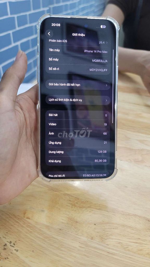 Apple iPhone 14 Pro Max 128GB. Mua bán Điện thoại tại Huyện Thuỷ Nguyên Hải Phòng được đăng bởi Thuyyday hình 1