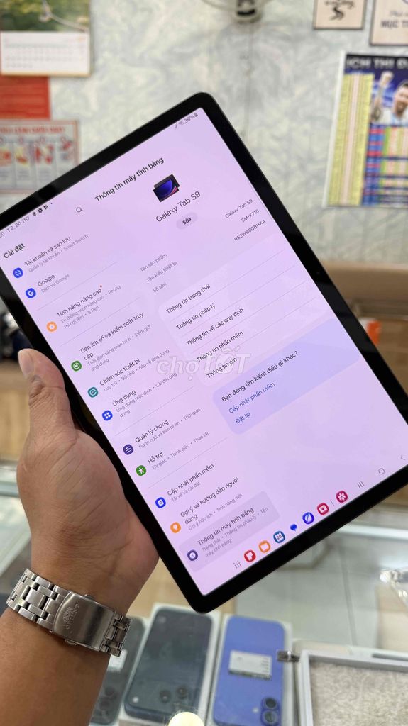 Samsung Galaxy Tab S9 Wifi 8GB/128GB Đen. Mua bán Máy tính bảng tại Quận Bình Thạnh Tp Hồ Chí Minh được đăng bởi Phan Luận hình 1
