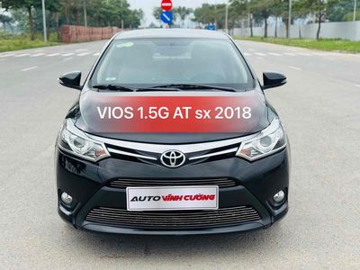 Toyota Vios 2018 1.5G AT Đen