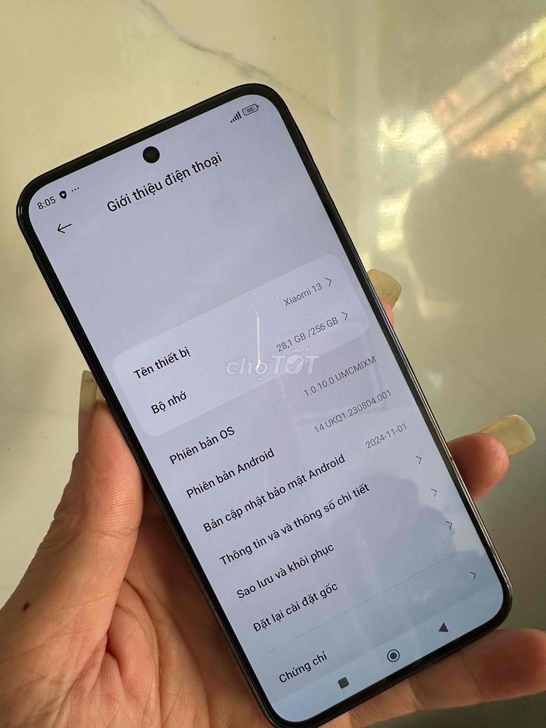 xiaomi mi 13 bản 8/256 nhận gl trao đổi