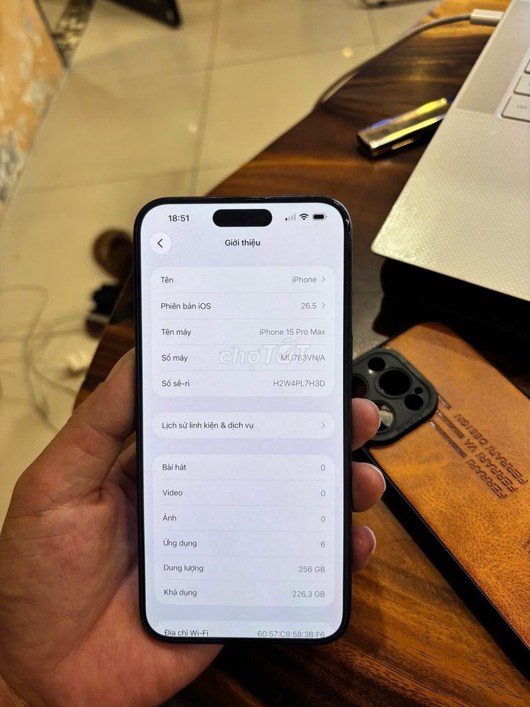 15 Pro Max 256GB VNA có khay sim đẹp 98% full face. Mua bán Điện thoại tại Quận Cầu Giấy Hà Nội được đăng bởi Trai Họ Phạm hình 1