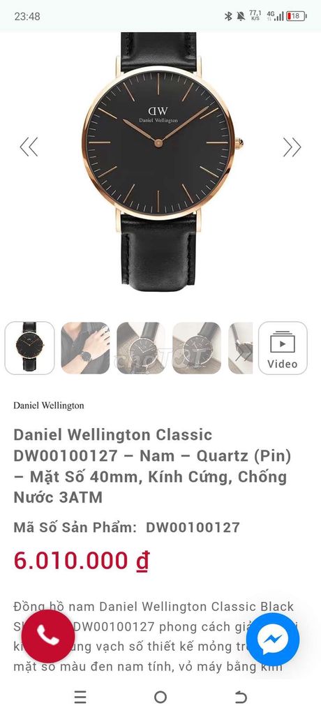 Cần Bán Đồng Hồ 3Tr5 Hiệu Daniel Wellington
,