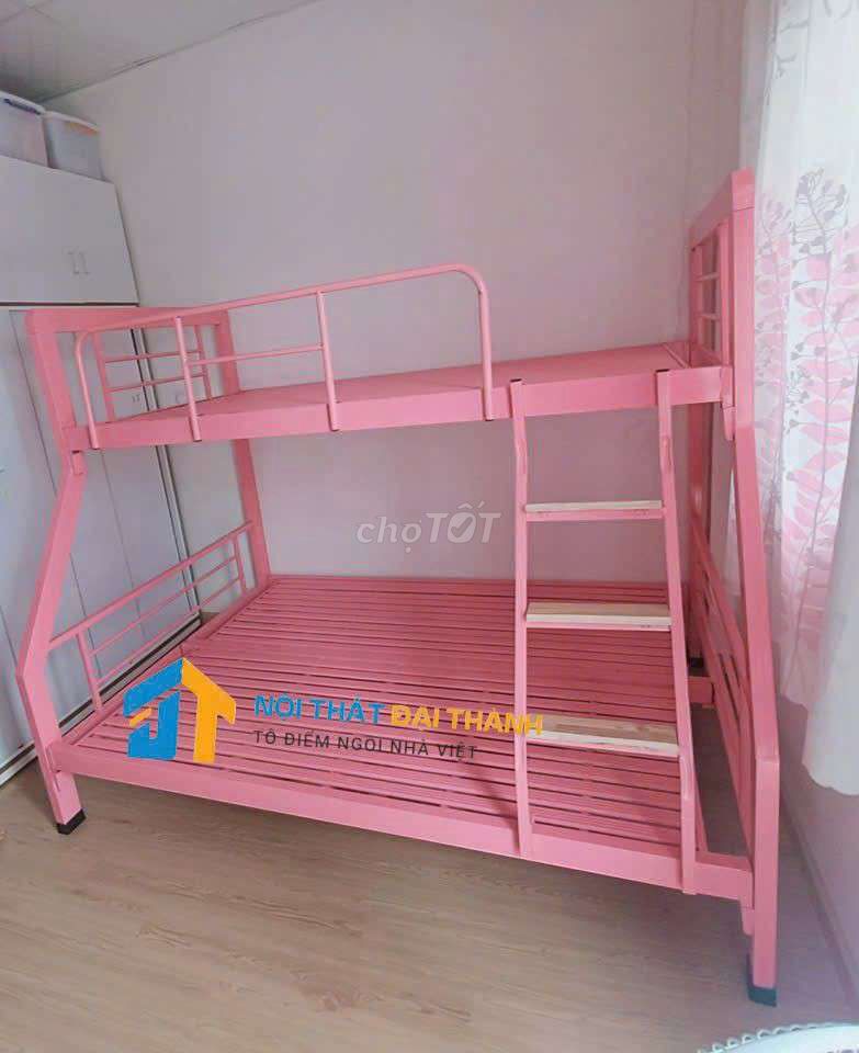 Giường sắt 2 tầng 1m2x1m6 4x8-giá rẻ-giao hàng HCM. Mua bán Giường, chăn ga gối nệm tại Quận Tân Phú Tp Hồ Chí Minh được đăng bởi Nội thất đại thành hình 1