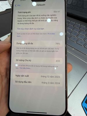 15 prm 256 vna nguyên rin không trầy xước. Mua bán Điện thoại tại Quận Hải Châu Đà Nẵng được đăng bởi Hùng Anh