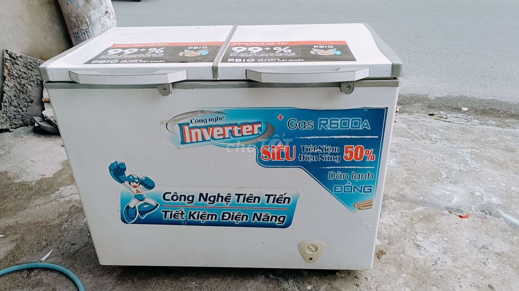 Tủ đông mát Alaska inverter 210lit zin đẹp