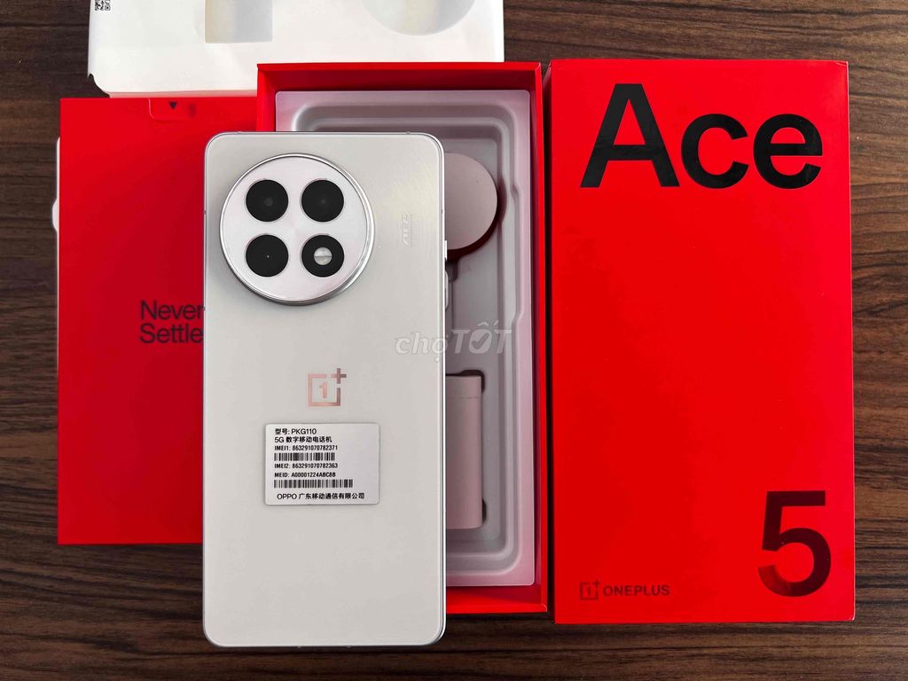 OnePlus Ace 5 5G 256GB Bạc Như mới. Mua bán Điện thoại tại Thị xã Bến Cát Bình Dương được đăng bởi Thế Giới Phone hình 1