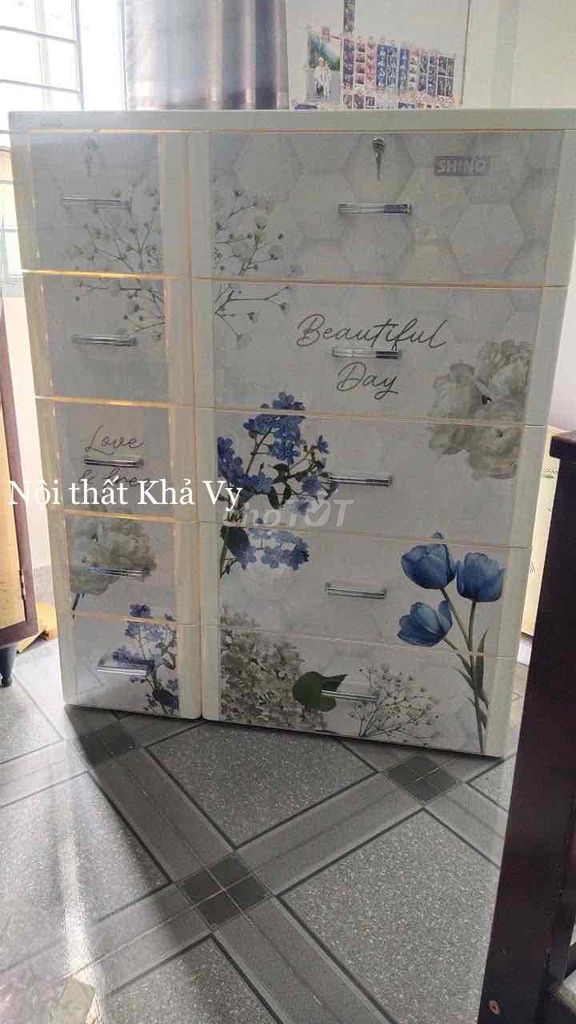Tủ nhựa Shino 5 tầng 10 ngăn. Mua bán Tủ, kệ gia đình tại Quận 8 Tp Hồ Chí Minh được đăng bởi Khả Vy hình 1
