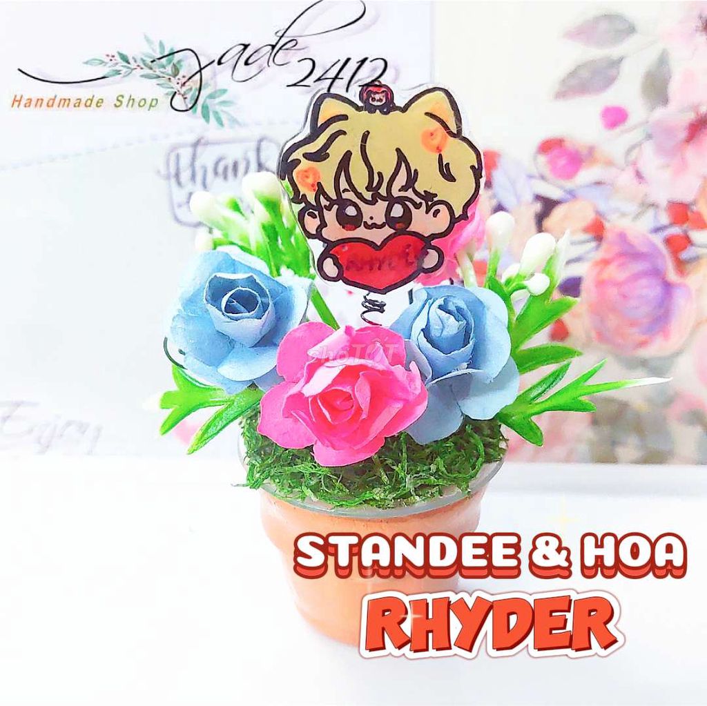 - Hoa trang trí bàn học RhyCap Handmade