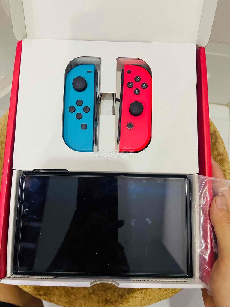 Nintendo Switch OLED Neon modchip Fullbox. Mua bán Thiết bị chơi game tại Quận 5 Tp Hồ Chí Minh được đăng bởi school stone hình 3