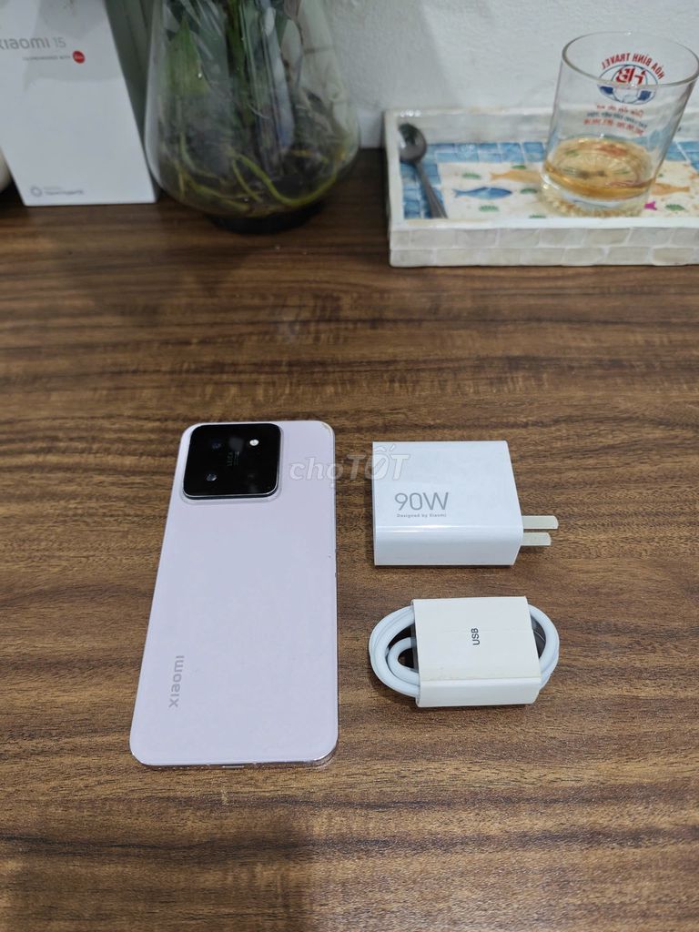 Xiaomi Mi 14 5G 12/256 Hồng Quốc Tế sạc 90w có COD. Mua bán Điện thoại tại Quận Hoàng Mai Hà Nội được đăng bởi Trần Ngọc Hiếu hình 1