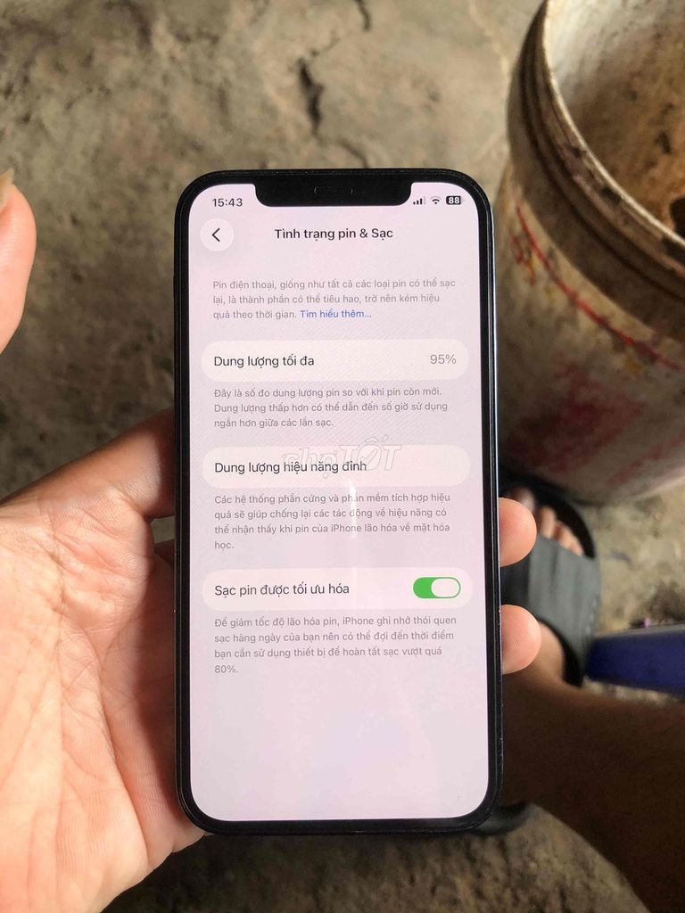 Apple iPhone 12 Pro 128GB Xanh đã thay pin. Mua bán Điện thoại tại Quận Bắc Từ Liêm Hà Nội được đăng bởi thanh hình 1
