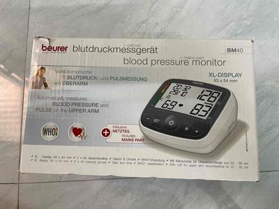 Pass Máy đo huyết áp Beurer BM40 cũ (còn hộp, sạc)