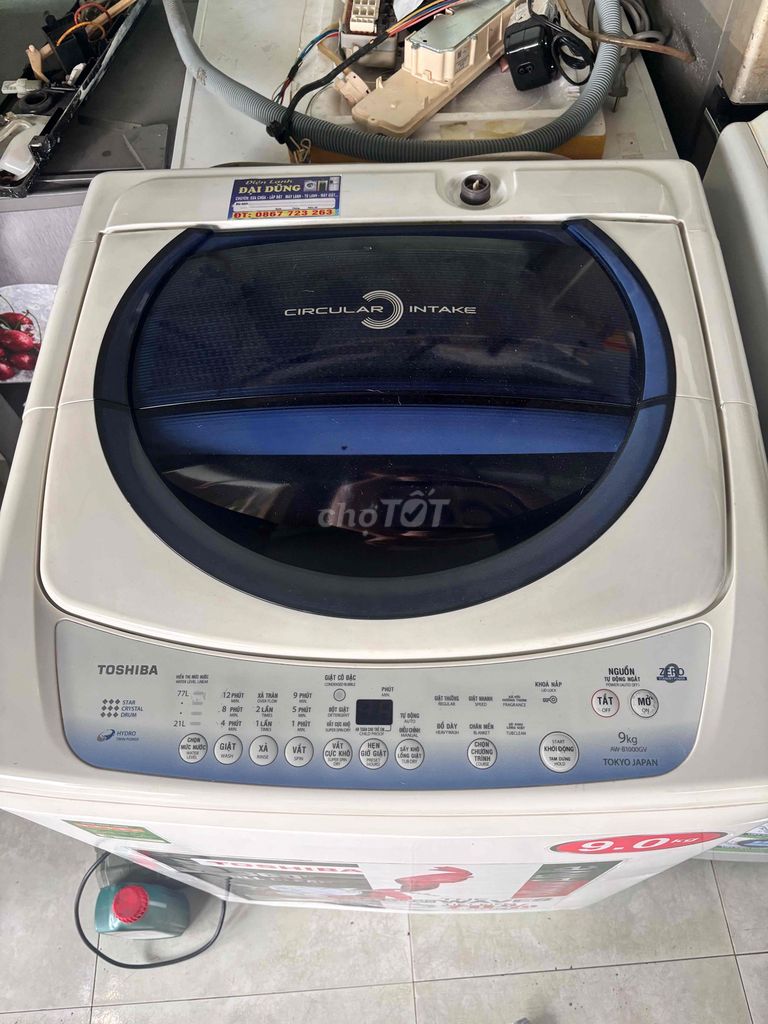 Máy giặt Toshiba 9kg, Aqua 8kg. Mua bán Máy giặt tại Thành phố Thuận An Bình Dương được đăng bởi Tủ lạnh Máy Giặt máy lạnh thuận an hình 1