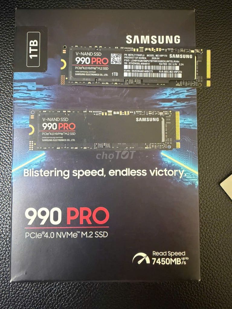 SSD Samsung 990 PRO 1TB PCIe 4.0x4 NVMe. Mua bán Linh kiện (RAM, Card...) tại Quận Cẩm Lệ Đà Nẵng được đăng bởi Khang hình 1