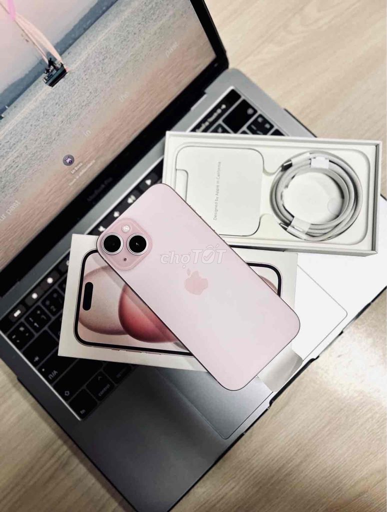 iPhone 15 128GB Hồng FULLBOX NEW BH APPLE 05/2025. Mua bán Điện thoại tại Quận 10 Tp Hồ Chí Minh được đăng bởi iStockHCM hình 1