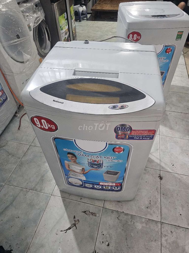 Máy giặt national 9kg, bảo hành 3 tháng