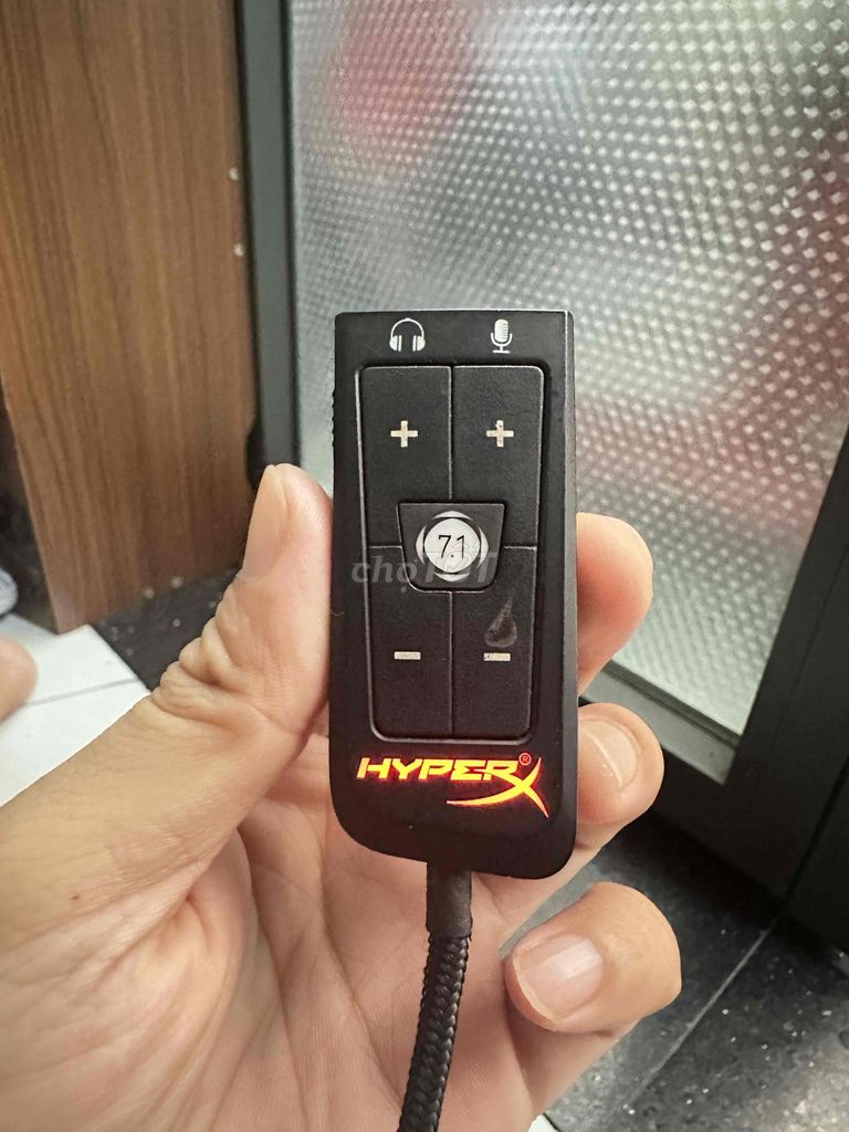 Soundcard HyperX 7.1 Đen. Mua bán Tivi, Âm thanh tại Quận Bình Thạnh Tp Hồ Chí Minh được đăng bởi trí hình 1