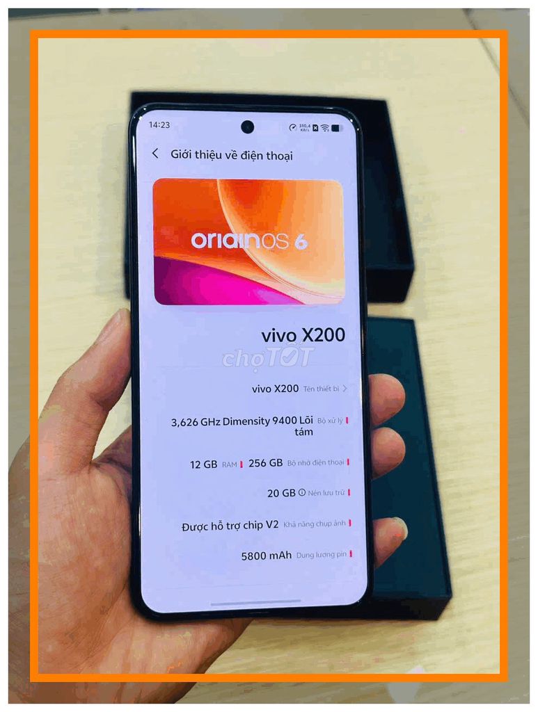 Siêu Lướt Vivo X200 5G 12GB/256GB Fullbox. Mua bán Điện thoại tại Quận Đống Đa Hà Nội được đăng bởi Hoàng Táo  hình 1