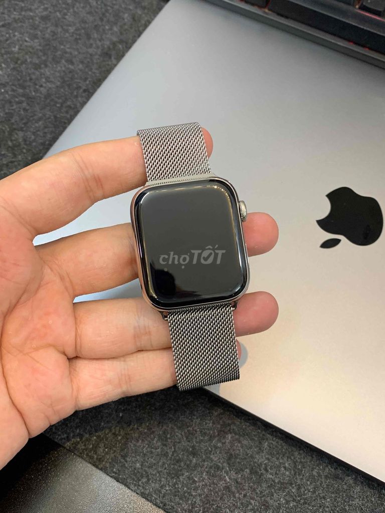 Apple watch Series 4/44mm Thép Trắng Esjm Vnam