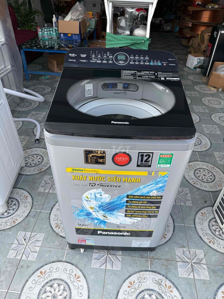 Máy giặt Panasonic 9.5kg Xám TD Inverter. Mua bán Máy giặt tại Thành phố Thuận An Bình Dương được đăng bởi Điện Máy Lê Phương  hình 1