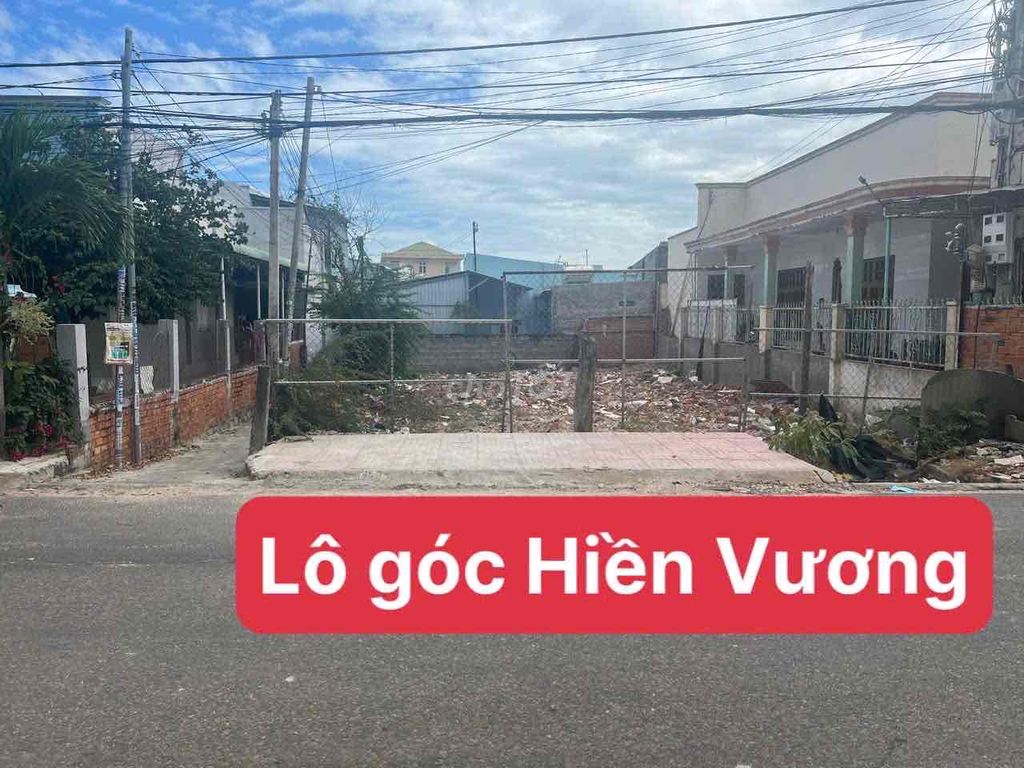 CẦN BÁN LÔ GÓC 2 MẶT TIỀN KINH DOANH ĐƯỜNG HIỀN VƯƠNG - TP PHAN THIẾT