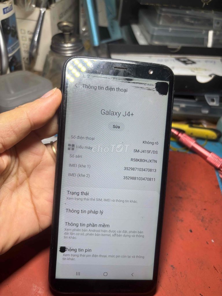 Samsung Galaxy J4+ Đen Đã sử dụng. Mua bán Điện thoại tại Quận Bình Tân Tp Hồ Chí Minh được đăng bởi Đường Minh hình 1