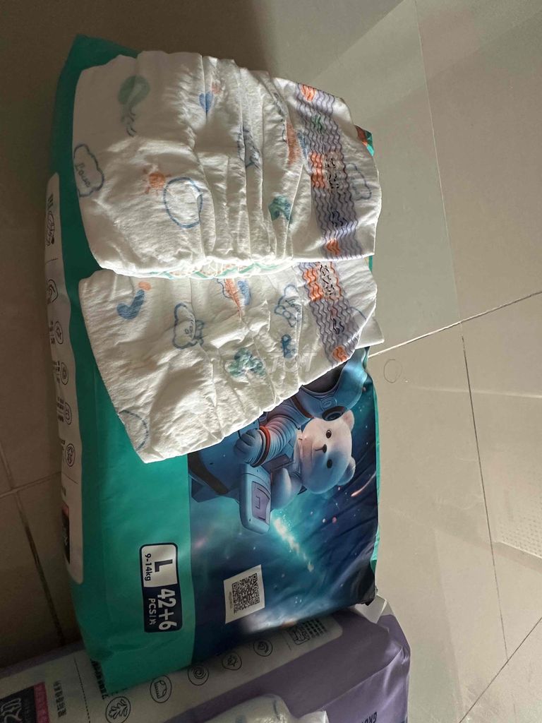 pass nhanh bỉm quần+ bỉm dán size L